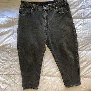 Levi’s 560 Loose Fit Washed Black Denim 36x30